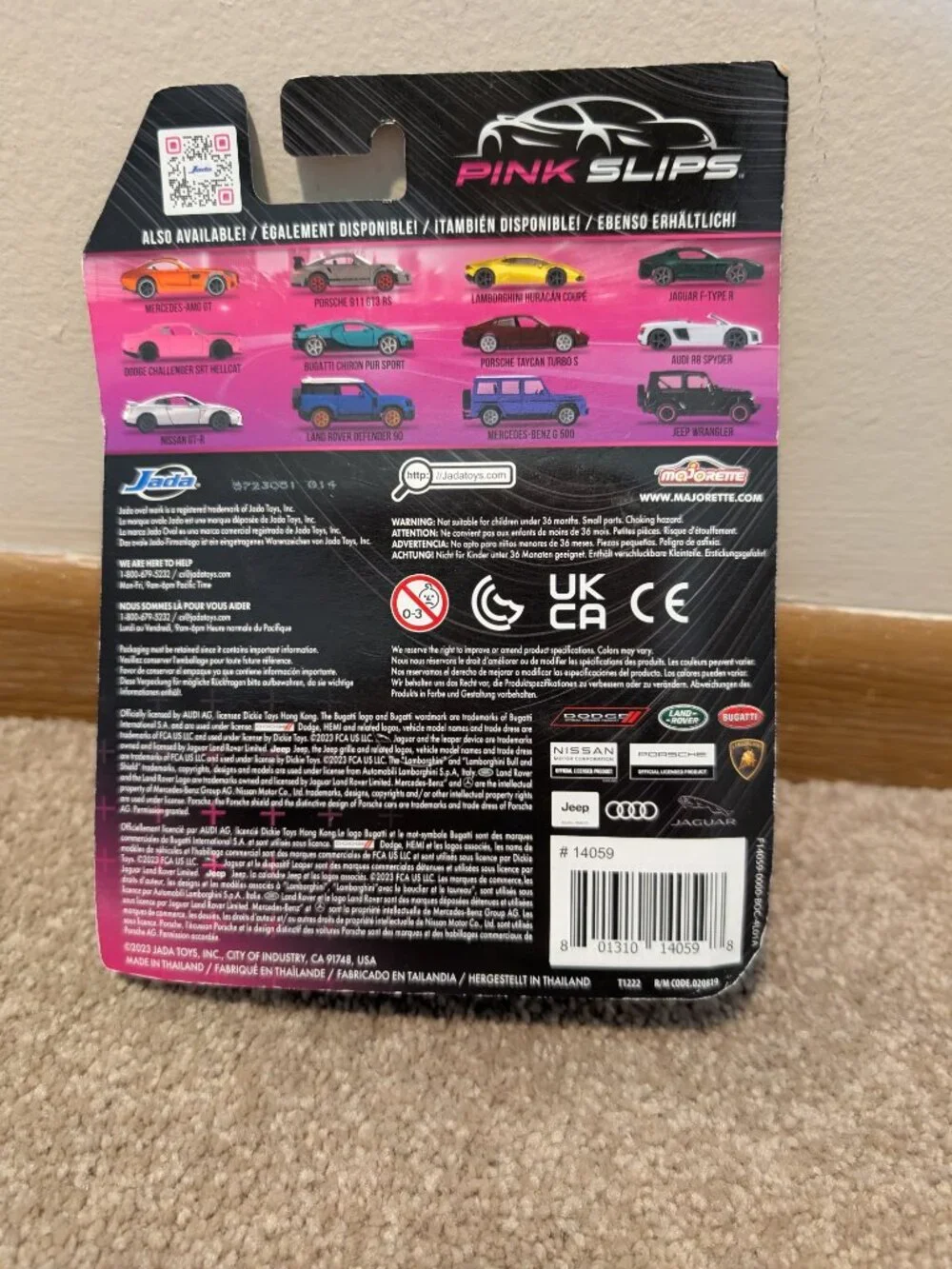 NWT Jada pink slips car Mercedes Benz G 500
